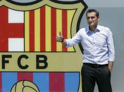 El entrenador considera un 'privilegio' el haber sido elegido para ocupar el banquillo blaugrana. EFE / A. Dalmau