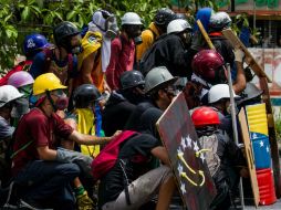 Las más recientes manifestaciones opositoras, que comenzaron a finales de marzo, han dejado al menos 60 muertos. EFE / M. Gutiérrez