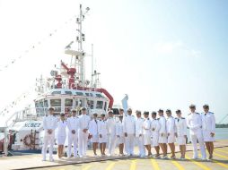 El Presidente continuará con la celebración del Día de la Marina en el Puerto de Lázaro Cárdenas. TWITTER / @PresidenciaMX