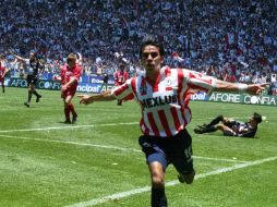 Gustavo Nápoles se despachó con cuatro goles en el partido final. EL INFORMADOR / ARCHIVO