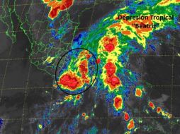 Prevén que el meteoro se debilite, pero tendrá tendencia a emerger en aguas del Golfo de México. TWITTER / @conagua_clima