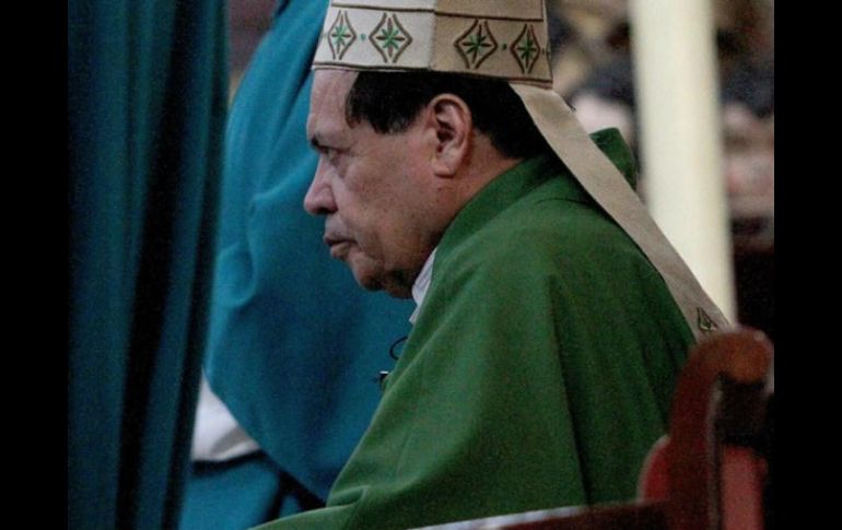 El 19 de diciembre del 2016, Rivera aseguró que durante su gestión en la Arquidiócesis de México no encubrió ningún caso de pederastia. NTX / ARCHIVO