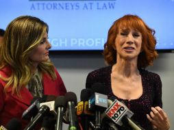 Griffin aseguró que es víctima de bullying por la familia Trump. AFP / M. Ralston