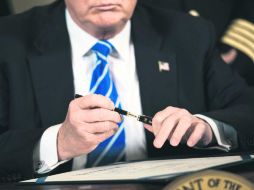 La decisión de Trump no sorprende porque ya la tenía prevista desde que hacía campaña. AFP /