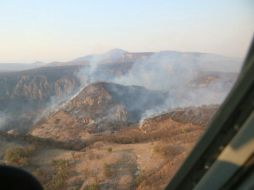 En el operativo colaboran 140 elementos de Protección Civil y Bomberos de Zapopan y otras dependencias. ESPECIAL / Bomberos de Zapopan