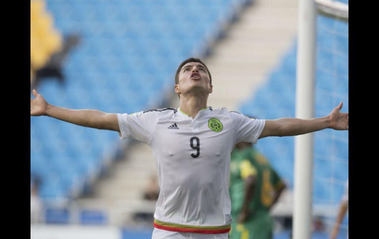 Ronaldo Cisneros. Fue el autor del gol que le dio a México el pase a los Cuartos de Final. MEXSPORT /