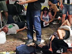 La mayoría de los heridos presentan daños leves, como contusiones y rozaduras. AP / A. Di Marco