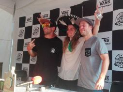 Whatts subió a lo más alto de un podio que compartió con el estadounidense Larry Edgar y con el español Sergio Layos. EL INFORMADOR / D. Reos