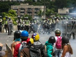 Las manifestaciones en Venezuela ocurren desde hace más de dos meses. EFE / C. Hernández