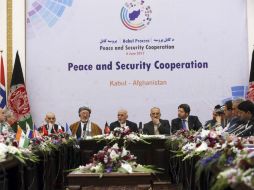 El objetivo del Proceso de Kabul es trabajar por la paz en Afganistán, con el apoyo de los países vecinos y la comunidad internacional. AP / R. Gul