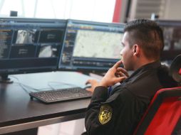 El centro de capacitación para el personal de monitoreo se encuentra en el edificio de la Fiscalía en Libertad y 16 de Septiembre. EL INFORMADOR / F. Atilano