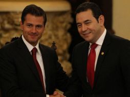 Peña Nieto expuso que se trata de proteger a los migrantes y respetarlos en sus derechos. AFP / J. Ordonez