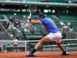 Con esta victoria, Nadal se convierte en el primer tenista en disputar las semifinales de Roland Garros por décima vez. AFP / C. Simon