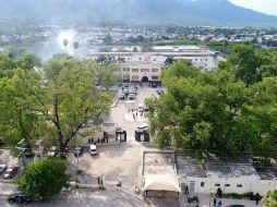 Este miércoles por la mañana se registraron nuevamente detonaciones de arma de fuego en el Centro de Ejecución de Sanciones. EFE / Vocería de Seguridad de Tamaulipas