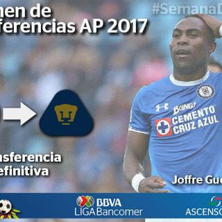 Pumas compra a Joffre Guerrón y Mauro Formica