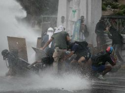 Este miércoles murió un manifestante de 17 años en Caracas, con el cual ahora son 66 las víctimas mortales. EFE / M. Gutiérrez