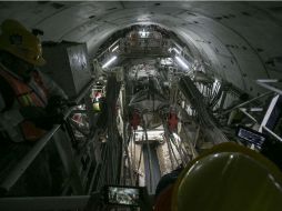 Se prevé que la máquina haga menos paradas durante los trabajos que le restan. EL INFORMADOR / ARCHIVO