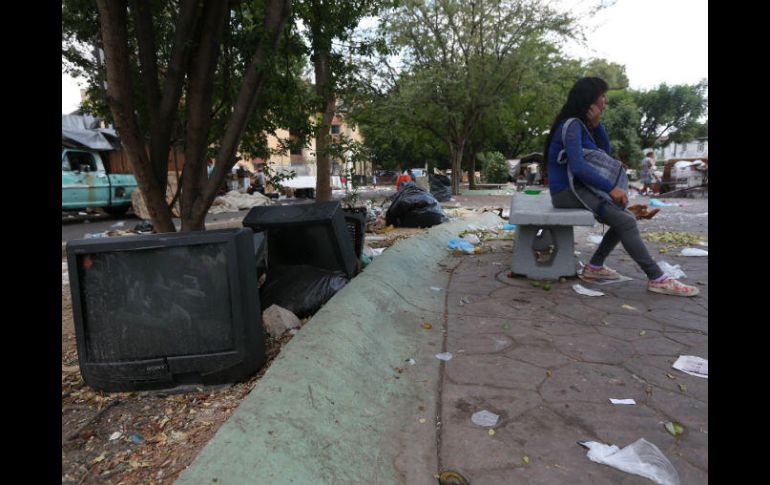 La encuesta ciudadana Jalisco Cómo Vamos calificó con 4.9 a la limpieza que hay en la vía pública. EL INFORMADOR / G. Gallo