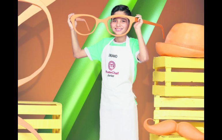 Emiliano se muestra feliz por la oportunidad de mostrar su talento. ESPECIAL / CORTESÍA TV AZTECA