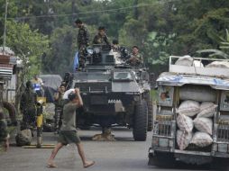 Según informes policiales, los rebeldes cuentan con cohetes, granadas y explosivos de fabricación casera. AP / A. Favila