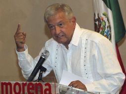 El líder nacional de Morena dijo que el plan 2018-2024 será dado a conocer este domingo en la Ciudad de México. AP / M. Ugarte