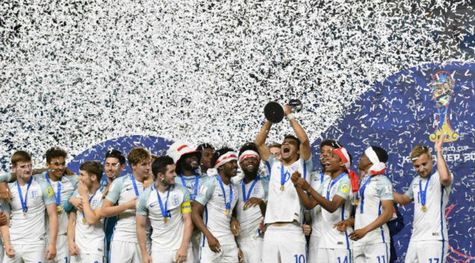 Con este triunfo Inglaterra estrena su palmarés en un Mundial sub-20 y Venezuela se cuelga la plata. AFP / K. Doo-ho