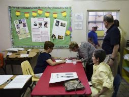 Las elecciones estuvieron marcadas por la abstención entre los votantes. AP / C. Giusti