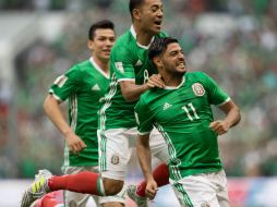 Carlos Vela anotó el gol para México. MEXSPORT / D. Leah