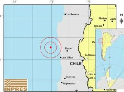 El temblor, que se registró a las 22:40 horas locales (02:40 GMT), tuvo una profundidad de 30 kilómetros. ESPECIAL /