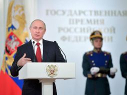 El presidente ruso también expuso su visión pesimista sobre la desintegración de la Unión Soviética en 1991. EFE / A. Druzhinin