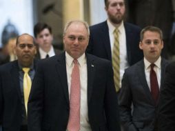 El legislador herido es trasladado a un hospital local en helicóptero. AFP / ARCHIVO