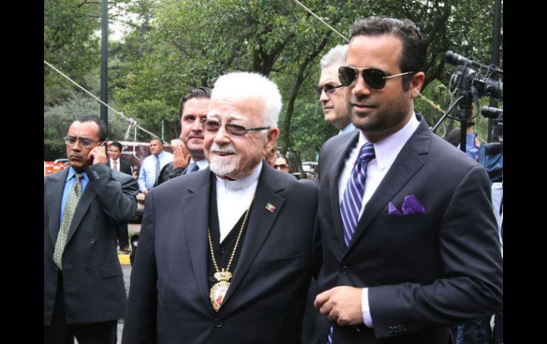 A Chedraoui (i) se le ha considerado como uno de los líderes más destacados de la Colonia Libanesa en México. NTX / ARCHIVO