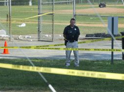 El autor del tiroteo portaba un rifle y disparó decenas de veces en Alexandria. AP / C. Owen