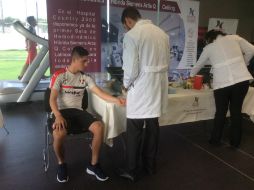 El jugador Brayan Garnica reconoce la importancia de estos análisis clínicos, sobre todo para arrancar bien la pretemporada. EL INFORMADOR / J. Robles
