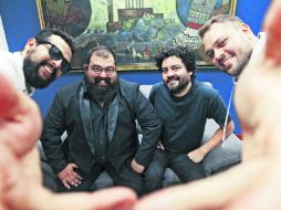 San Juan Project. La banda tapatía de visita en las instalaciones de esta casa editorial. EL INFORMADOR / E. Barrera