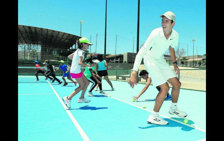 Talento joven. Uno de los objetivos del torneo es fomentar la práctica del tenis entre los jugadores niños y jóvenes. ESPECIAL /