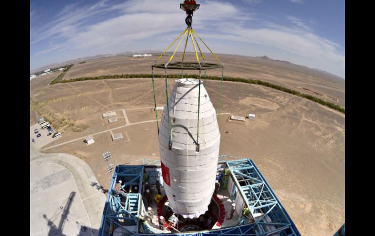 Insight, permitirá a los científicos chinos estudiar los campos magnéticos creados en el interior de los pulsares. AFP / Jiuquan