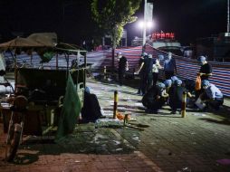 De acuerdo con Xinhua, dos personas murieron en el lugar y otras seis después de haber sido llevadas al hospital. AP / L. Xiang/Xinhua