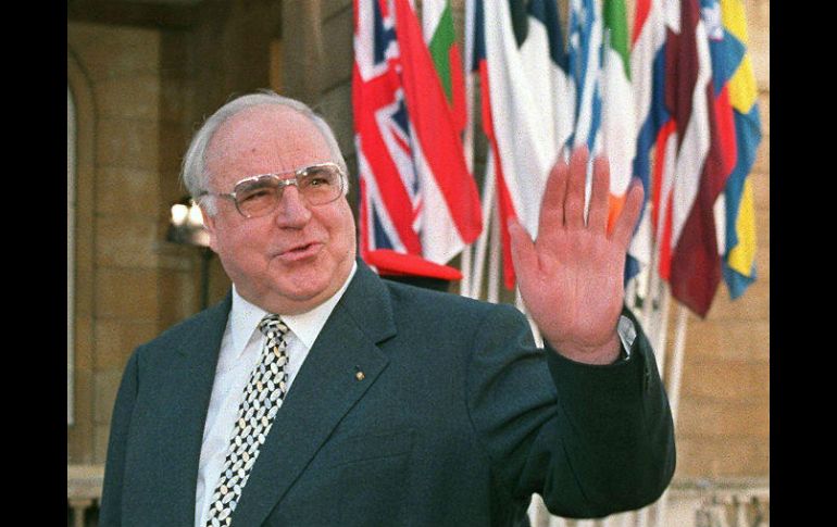 Helmut Kohl fue canciller de la Alemania Federal desde 1982 y hasta 1998. AFP / ARCHIVO