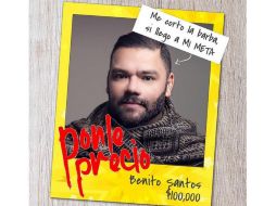 Santos lanzó un reto para recaudar 100 mil pesos para ayudar a niños y jóvenes con cáncer. INSTAGRAM / benitosantosoficial
