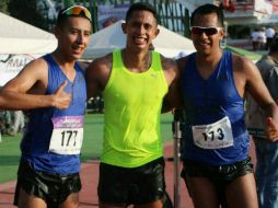 Los tres atletas ya habían dado la marca y en este evento ratificaron. ESPECIAL / http://www.com.org.mx