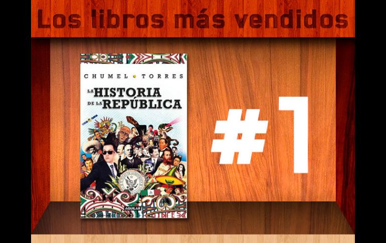 ‘La Historia de la República’ de Chumel Torres es el libro de no ficción con más ventas. ESPECIAL /