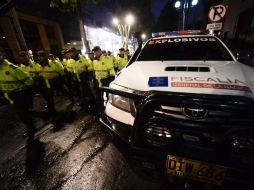 Autoridades realizan las tareas para establecerlas causas de la explosión. AFP / R. Arboleda