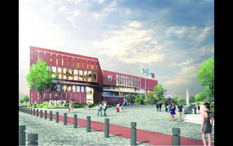 La imagen muestra cómo luciría el nuevo complejo administrativo de Zapopan. ESPECIAL /