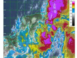 Recomiendan a la población extremar precauciones por lluvias, viento y oleaje en la zona. TWITTER / @conagua_clima