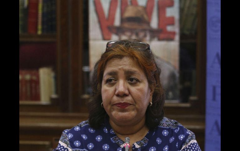 En una rueda de prensa en Madrid, la viuda del periodista destaca que el trabajo de Valdez ''molestaba a muchos''. EFE / K. Huesca
