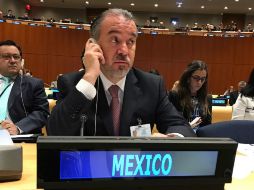 Raúl Cervantes participó en la Asamblea General: Debate de Alto Nivel sobre la Delincuencia Organizada Transnacional. TWITTER / @PGR_mx