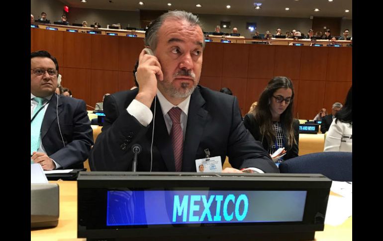 Raúl Cervantes participó en la Asamblea General: Debate de Alto Nivel sobre la Delincuencia Organizada Transnacional. TWITTER / @PGR_mx