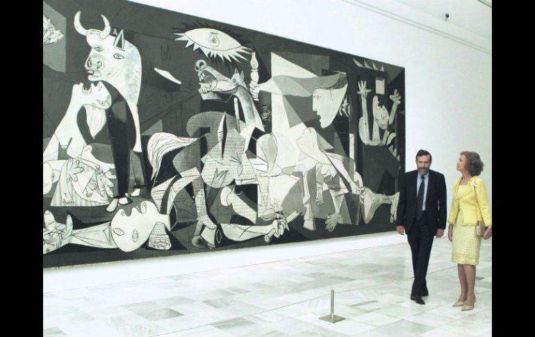 Guernica. El cuadro se encuentra expuesto en el Museo Reina Sofía. EFE /