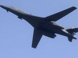 La última vez que EU envió bombarderos B-1 a la península de Corea fue el pasado 29 de mayo. AP / ARCHIVO